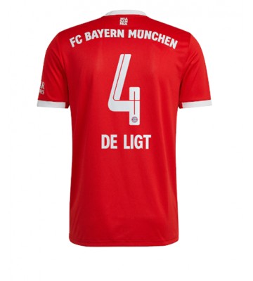 Bayern Munich Matthijs de Ligt #4 Hemmatröja 2022-23 Korta ärmar